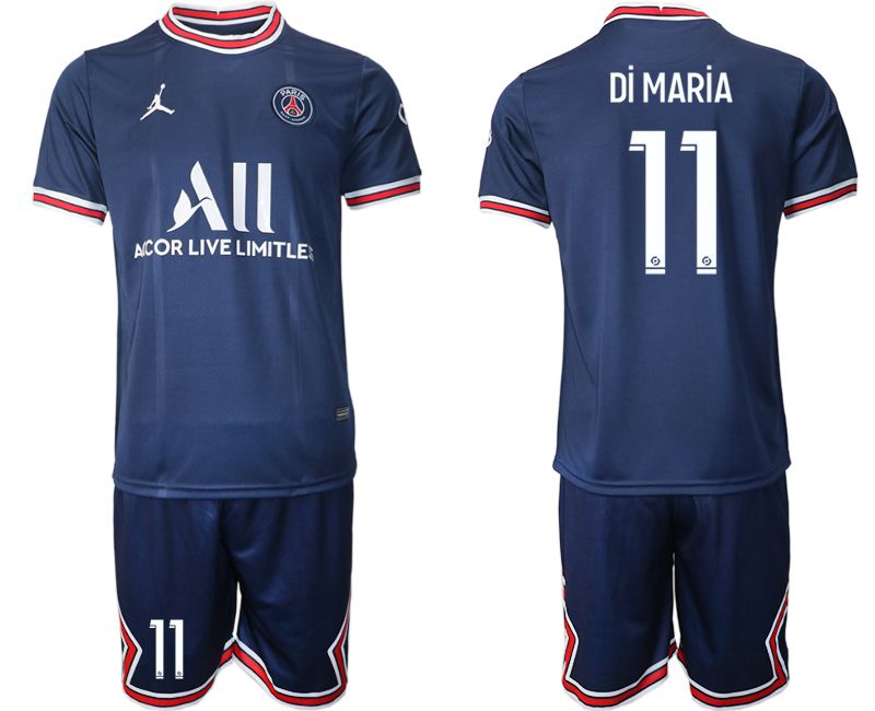 Men 2021-2022 Club Paris St German home blue #11 Soccer Jersey